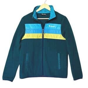 Cotopaxi Teca Fleece Full Zip Jacket Women’s Size Medium Green Blue